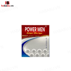 Bao cao su Powermen Ngọc Trai hộp 3 chiếc kéo dài thời gian chính hãng