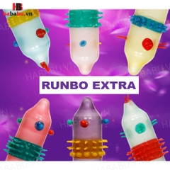 Bao cao su tăng khoái cảm Runbo Extra hộp 6 chiếc chính hãng
