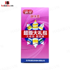 Bao cao su tăng khoái cảm Runbo Extra hộp 6 chiếc chính hãng