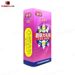 Bao cao su tăng khoái cảm Runbo Extra hộp 6 chiếc chính hãng