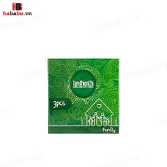 Bao cao su Tâm Thiên Chí Family hộp 3 chiếc chính hãng