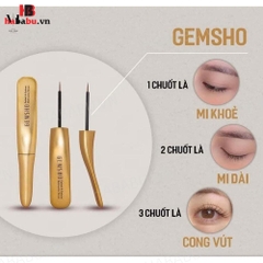 Dưỡng mi Gemsho Eyelash & Eyebrow 3ml chính hãng