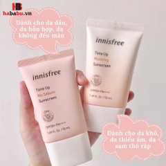 Kem chống nắng Innisfree Tone Up No Sebum SPF50+ 50ml chính hãng