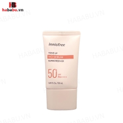 Kem chống nắng Innisfree Tone Up No Sebum SPF50+ 50ml chính hãng