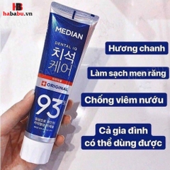 Kem đánh răng Median Dental IQ 93% Xanh Dương 120gr chính hãng