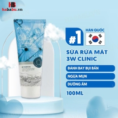 Sữa rửa mặt 3W Clinic Collagen Cleansing Foam 100ml chính hãng