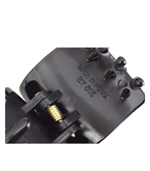 Kẹp Càng Cua HimHip Composite Viền Đá Mặt Vuông Basic Nhẹ Nhàng 8 Răng 4x4cm