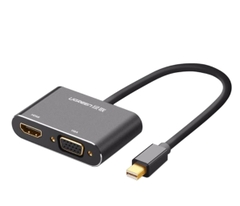 Cáp chuyển đổi Mini Displayport to HDMI và VGA chính hãng Ugreen 20422