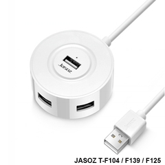 Copy of Bộ Chia 4 Cổng USB 2.0 Jasoz T-F139 - Trắng  (1m)