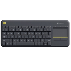 Bộ Keyboard + Mouse Pad Logitech Wireless K400 Plus đen xám tối