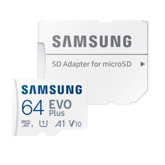 Thẻ nhớ Micro SD Samsung Evo plus 64GB Class 10 Read 130MB/s (Kèm Adapter)