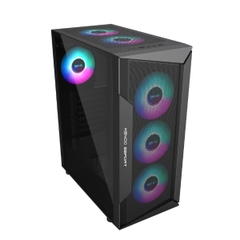 Vỏ máy tính KENOO ESPORT AF310 - 3F - Mầu Đen - (Size ATX)