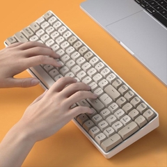 Bàn phím cơ không dây DarkFlash GD100 Milky Brown Yellow Axis switch (Bluetooth/Wireless)