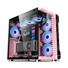 Vỏ Case MIK LV07 – PINK (Mid Tower/ Màu Hồng)