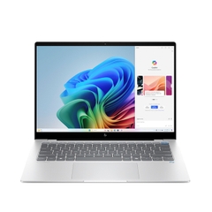 Laptop HP OmniBook X 14-fe1010QU B53KBPA (Snapdragon X Plus X1P-42-100/ 16GB/ 512GB SSD/ 14.0inch 2.2K Touch/ Win 11/ Office/ Silver/ Vỏ nhôm)