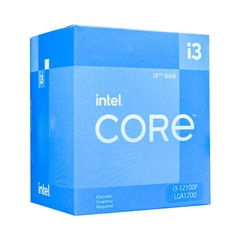 CPU Intel Core i3-12100F (Up To 4.30GHz, 4 Nhân 8 Luồng,12MB Cache, Socket 1700, Alder Lake)