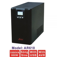 Bộ lưu điện UPS Ares AR610 1000VA-800W