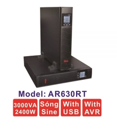 Bộ lưu điện UPS Ares AR630RT 3000VA/2400W lắp RACK
