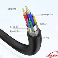 Cáp dữ liệu VIDEO VGA dài 2m JASOZ T-C125 cao cấp