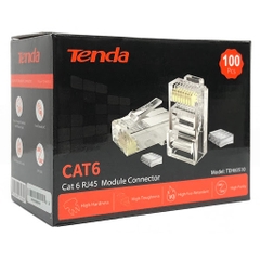 Hạt Mạng RJ45 CAT6 Tenda TEH60510 (Hộp 100 Cái)