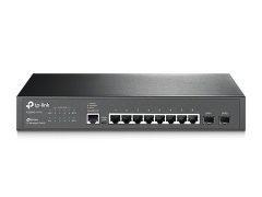 Thiết bị chuyển mạch Switch TP-Link TL-SG3210 (T2500G-10TS) JetStream™ 8-port Pure-Gigabit L2 Managed Switch