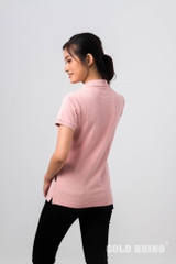 Áo Thun Nữ Polo Màu Hồng Japan