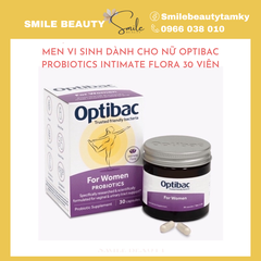 Men vi sinh dành cho nữ OptiBac Probiotics Intimate Flora 30 viên