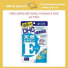 08/25 Viên Uống Bổ Sung Vitamin E DHC 60 viên