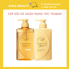 Cặp gội xả cao cấp Tsubaki 490ml Phục hồi giảm gãy rụng