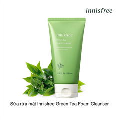 Sữa rửa mặt Innisfree Trà Xanh - Làm sạch sâu & ngăn ngừa mụn 150ML