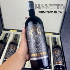 Rượu vang Ý cao cấp MASETTO primitivo 18.5%