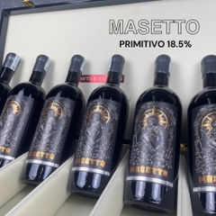 Rượu vang Ý cao cấp MASETTO primitivo 18.5%