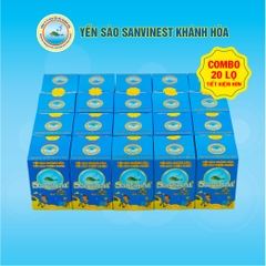 [Combo 20 lọ] Nước yến sào Sanvinest Khánh Hòa trẻ em lọ 62ml - 2011