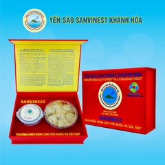 Hộp quà tặng Yến sào Sanvinest Khánh Hòa Chính hiệu Nguyên tổ 100g