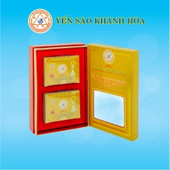 Yến sào đảo thiên nhiên Khánh Hòa tinh chế hộp quà tặng (2 hộp 3g) - 011G2