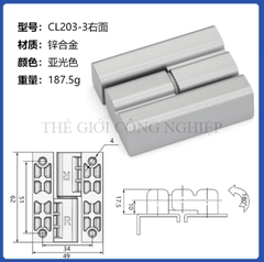 Bản lề CL203-1-2-3 cho tủ điện, tủ điều khiển – Bản lề cửa tủ tháo lắp