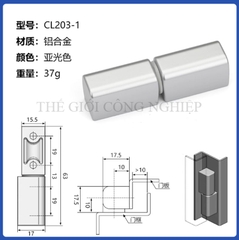 Bản lề CL203-1-2-3 cho tủ điện, tủ điều khiển – Bản lề cửa tủ tháo lắp