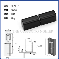 Bản lề CL203-1-2-3 cho tủ điện, tủ điều khiển – Bản lề cửa tủ tháo lắp
