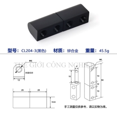 Bản lề CL204 công – mẹ inox tháo lắp – Bản lề tủ điện
