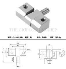 Bản lề CL206-1 cho tủ điện lực, tủ điều khiển – Bản lề cửa tủ JL1-3, JL9-1