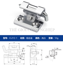 Bản lề CL212-1 âm tủ – Bản lề âm cho tủ điện