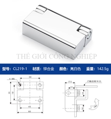 Bản lề CL219-1-2-3 cho tủ điện, tủ phân phối – Bản lề cửa tủ công nghiệp