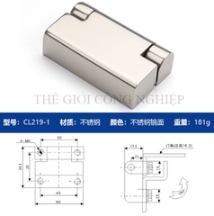 Bản lề CL219-1-2-3 cho tủ điện, tủ phân phối – Bản lề cửa tủ công nghiệp
