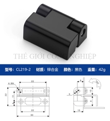 Bản lề CL219-1-2-3 cho tủ điện, tủ phân phối – Bản lề cửa tủ công nghiệp