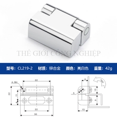 Bản lề CL219-1-2-3 cho tủ điện, tủ phân phối – Bản lề cửa tủ công nghiệp