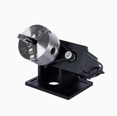 Bàn xoay điện gắn đầu mâm cặp xoay 360 độ độ chính xác cao dùng định vị chi tiết tạo đường hàn theo đường tròn