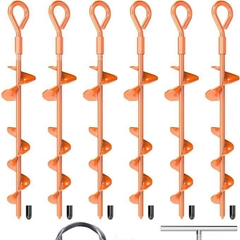 Bu lông neo mặt đất mạ kẽm cắm lều trại bền chắc chắn