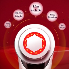 Búa di điện cảm ưng kết hợp ánh sáng đỏ IPL giúp trẻ hóa da nâng cơ mặt giảm nếp nhăn K9