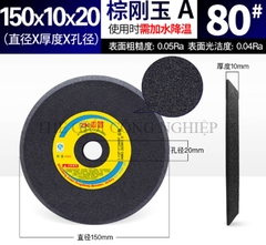Đá mài vát cạnh đơn dùng mài lưỡi cưa và răng cưa, kích thước 150/200/250mm