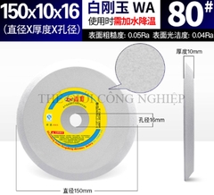 Đá mài vát cạnh đơn dùng mài lưỡi cưa và răng cưa, kích thước 150/200/250mm